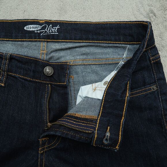 Old Navy Jeans Women's Size 6R Blue Low-Rise The Flirt Boot Denim 31.5" Inseam - Picture 2 of 16